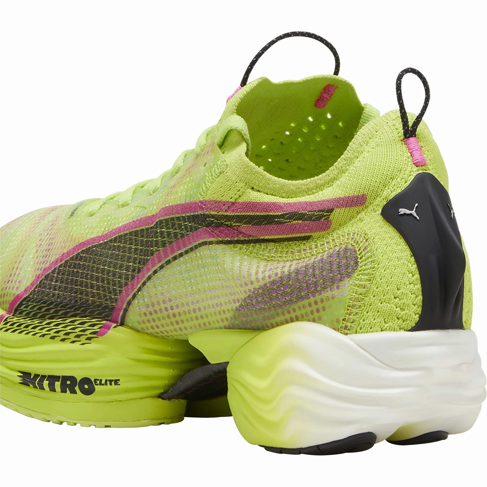 Puma Fast-R Nitro Elite 2 Womens Running Shoes - Green Lightweight Racing Shoes