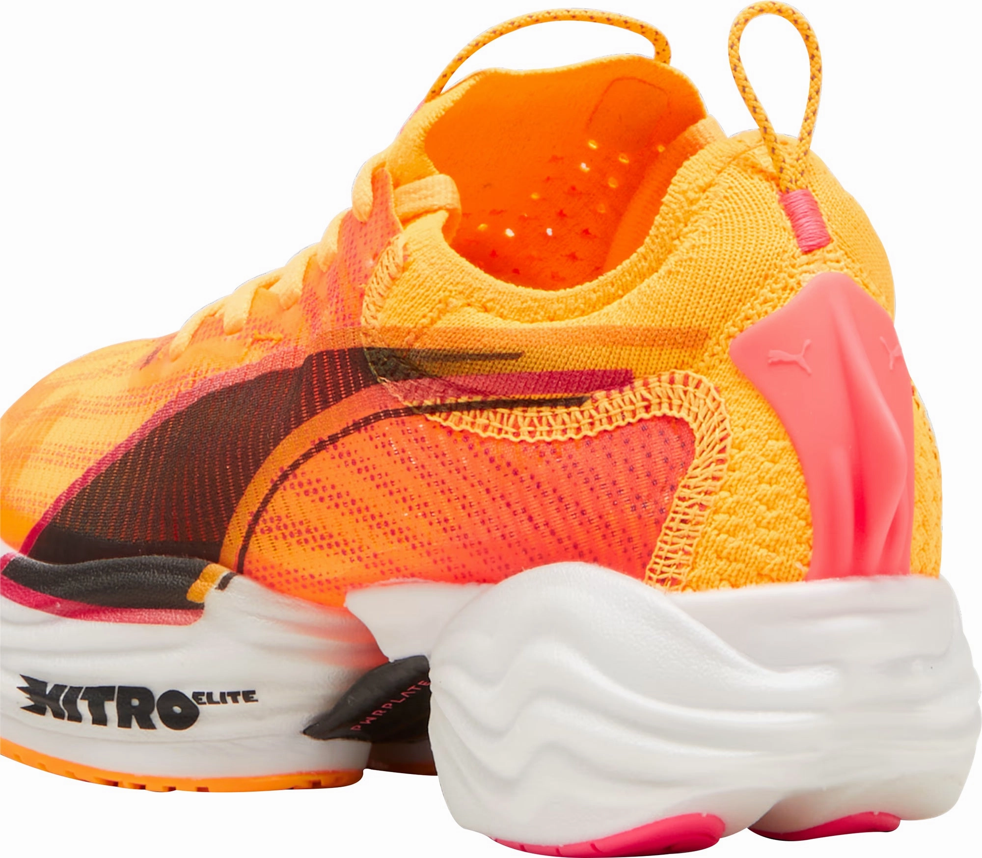 Puma Fast-R Nitro Elite 2 Womens Running Shoes - Orange Lightweight Racing Shoes