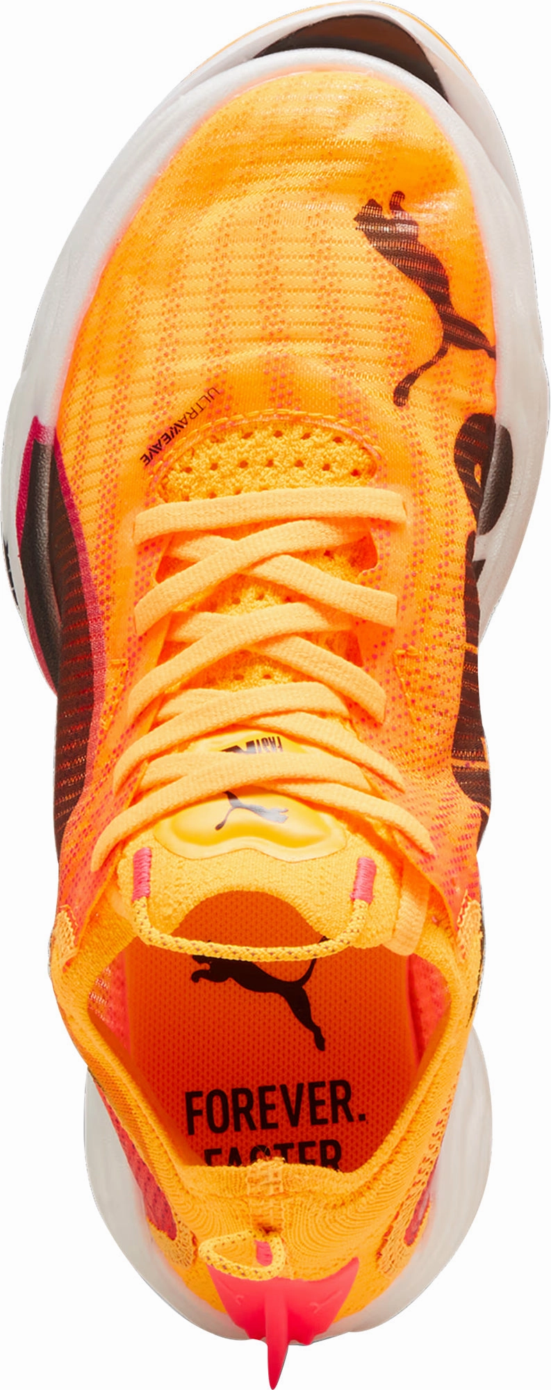 Puma Fast-R Nitro Elite 2 Womens Running Shoes - Orange Lightweight Racing Shoes