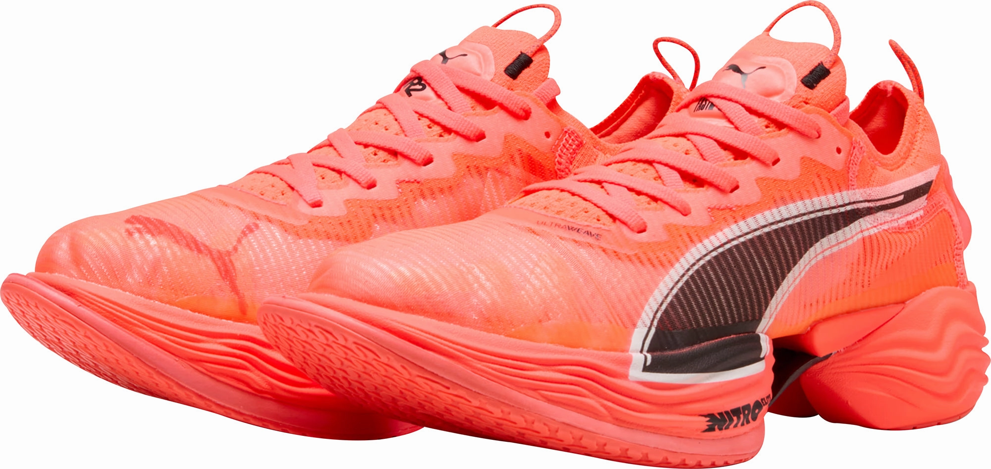 Puma Fast-R Nitro Elite 2 Womens Running Shoes - Red Lightweight Racing Shoes
