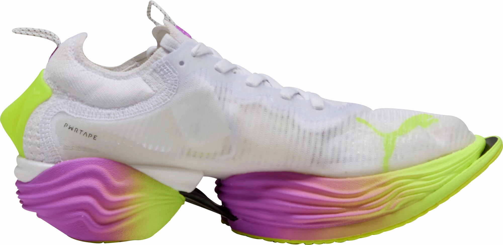 Puma Fast-R Nitro Elite 2 Womens Running Shoes - White Lightweight Racing Shoes