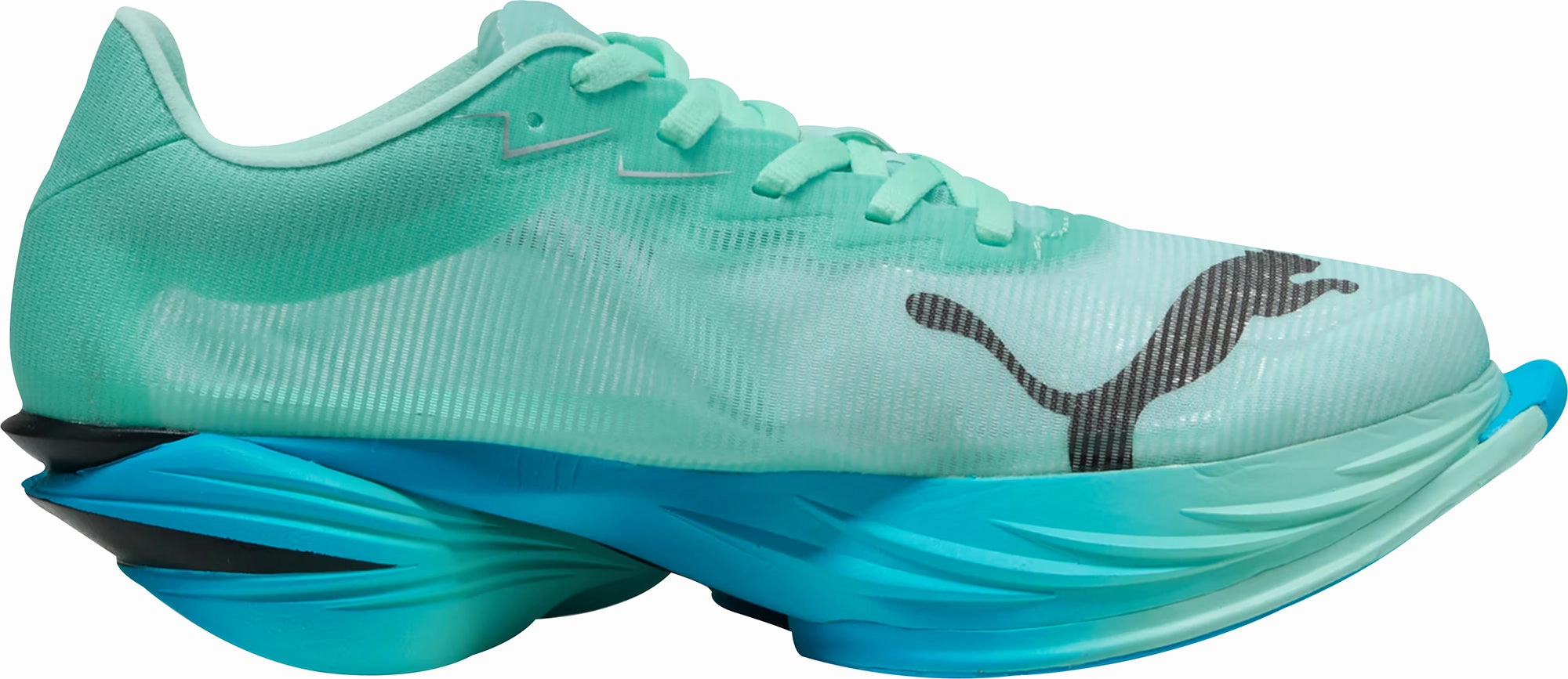 Puma Fast-R Nitro Elite 3 Mens Running Shoes - Green Lightweight Racing Shoes