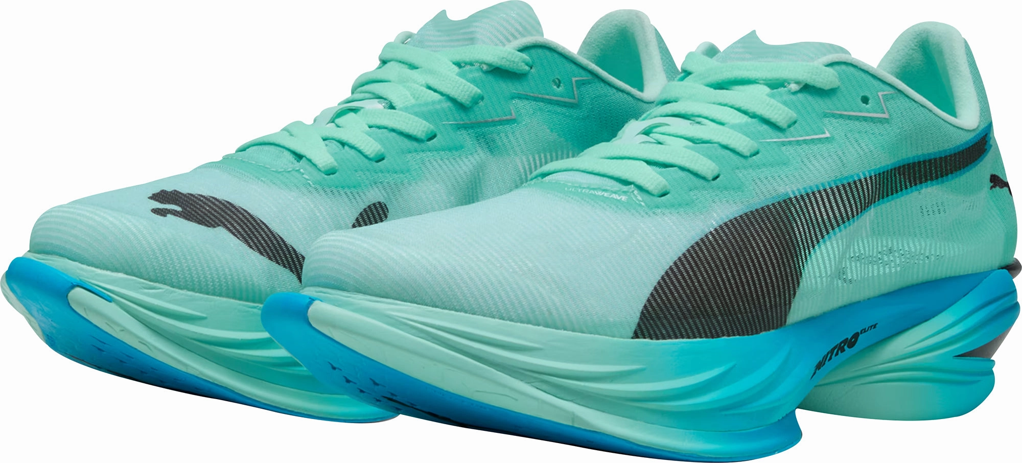 Puma Fast-R Nitro Elite 3 Mens Running Shoes - Green Lightweight Racing Shoes