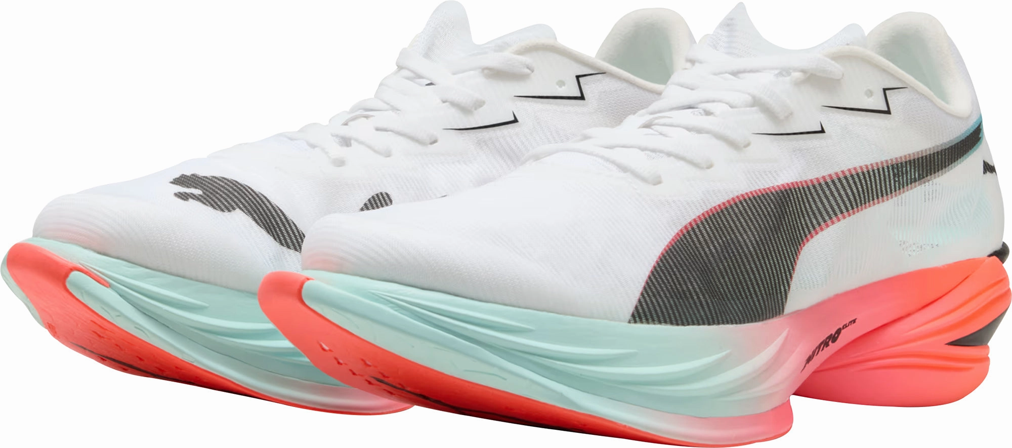 Puma Fast-R Nitro Elite 3 Mens Running Shoes - White Lightweight Racing Shoes