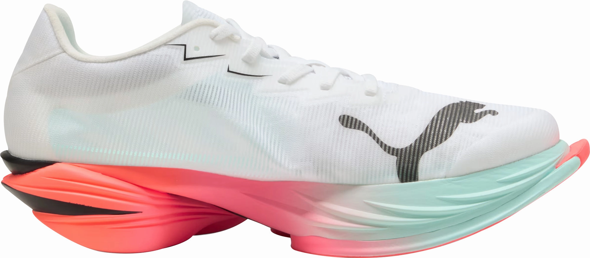 Puma Fast-R Nitro Elite 3 Mens Running Shoes - White Lightweight Racing Shoes