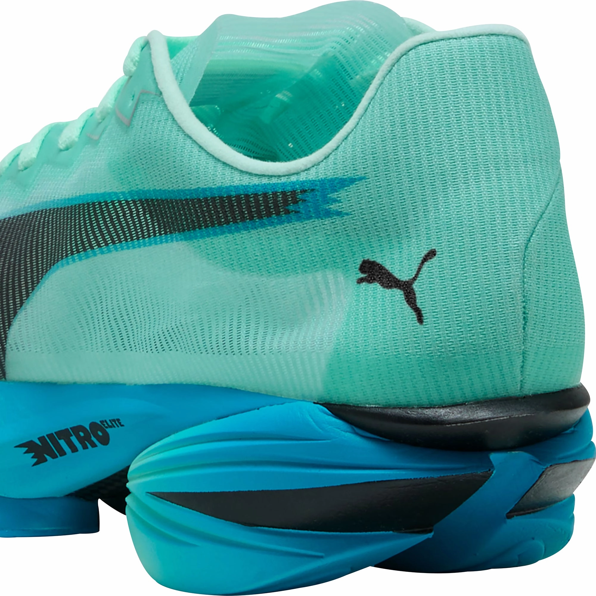 Puma Fast-R Nitro Elite 3 Womens Running Shoes - Green Lightweight Racing Shoes