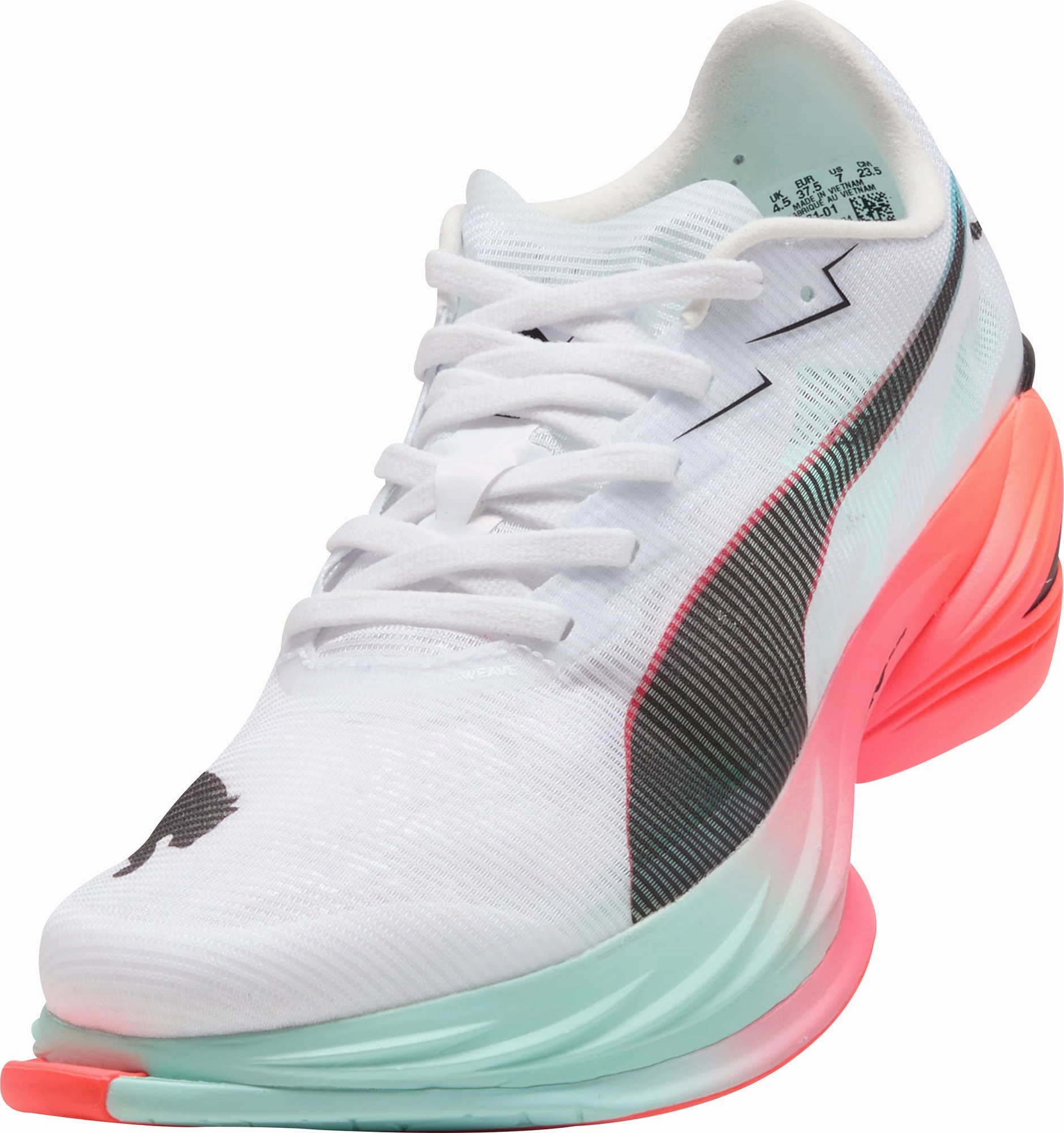 Puma Fast-R Nitro Elite 3 Womens Running Shoes - White Lightweight Racing Shoes
