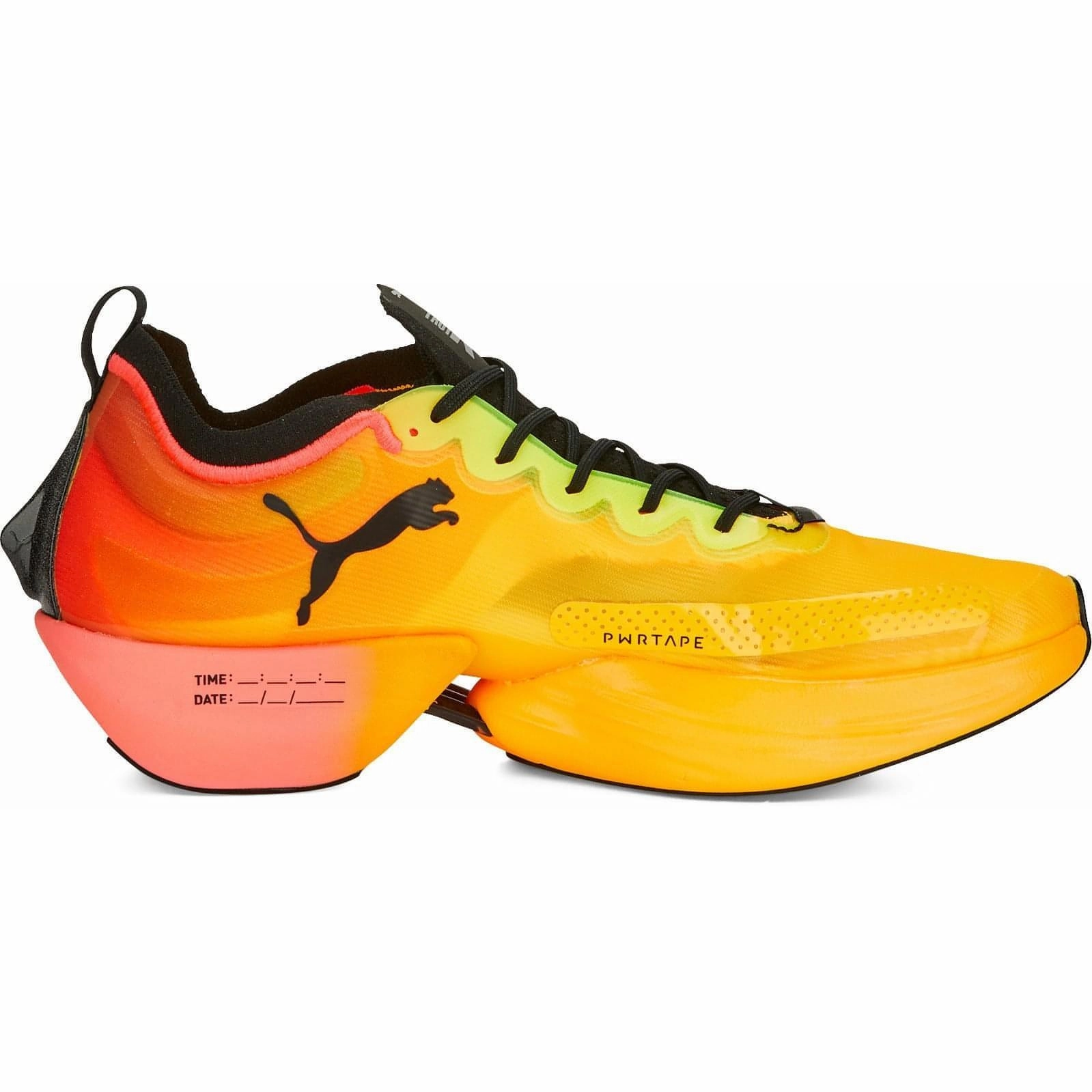 Puma Fast-R Nitro Elite Fireglow Mens Running Shoes - Yellow Lightweight Racing Shoes