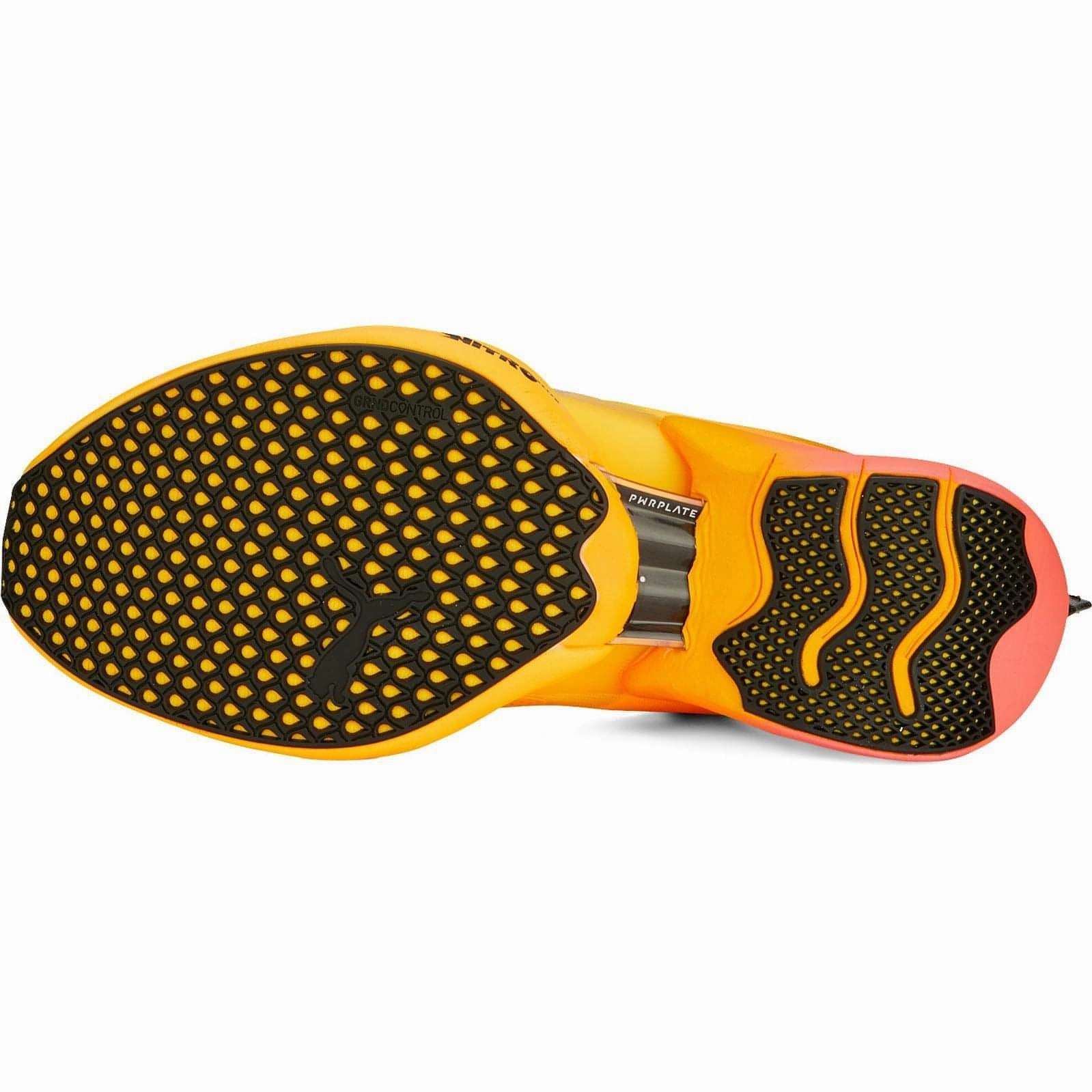 Puma Fast-R Nitro Elite Fireglow Mens Running Shoes - Yellow Lightweight Racing Shoes