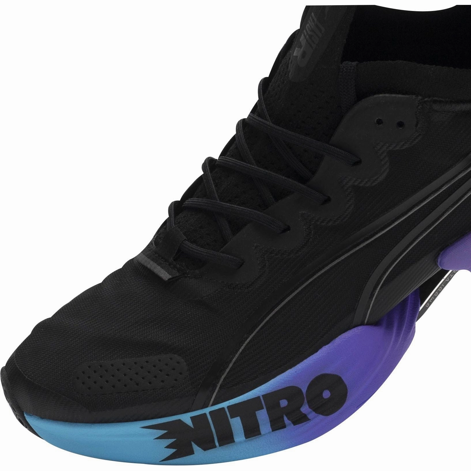 Puma Fast-R Nitro Elite Mens Running Shoes - Black Lightweight Racing Shoes