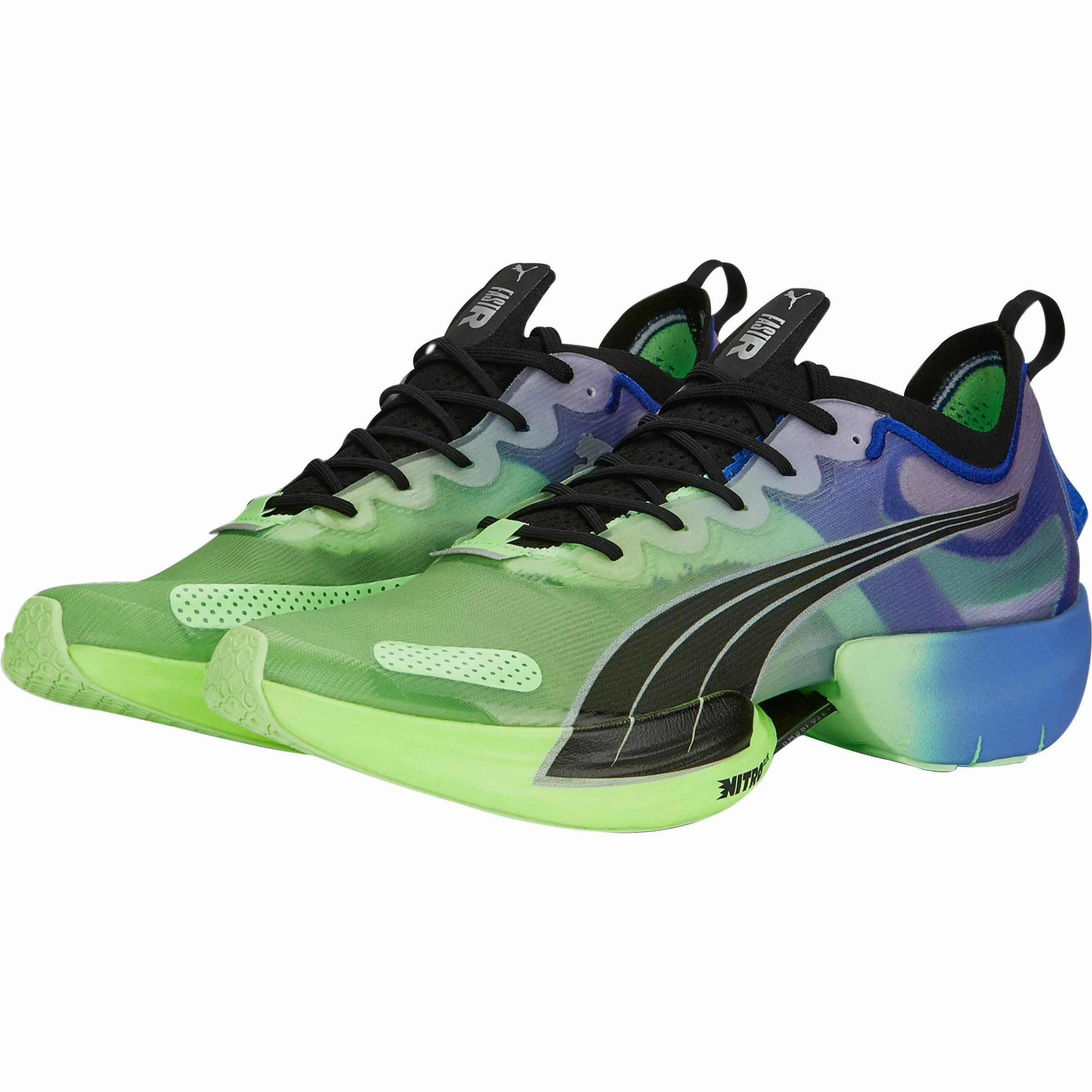 Puma Fast-R Nitro Elite Mens Running Shoes - Blue Lightweight Racing Shoes