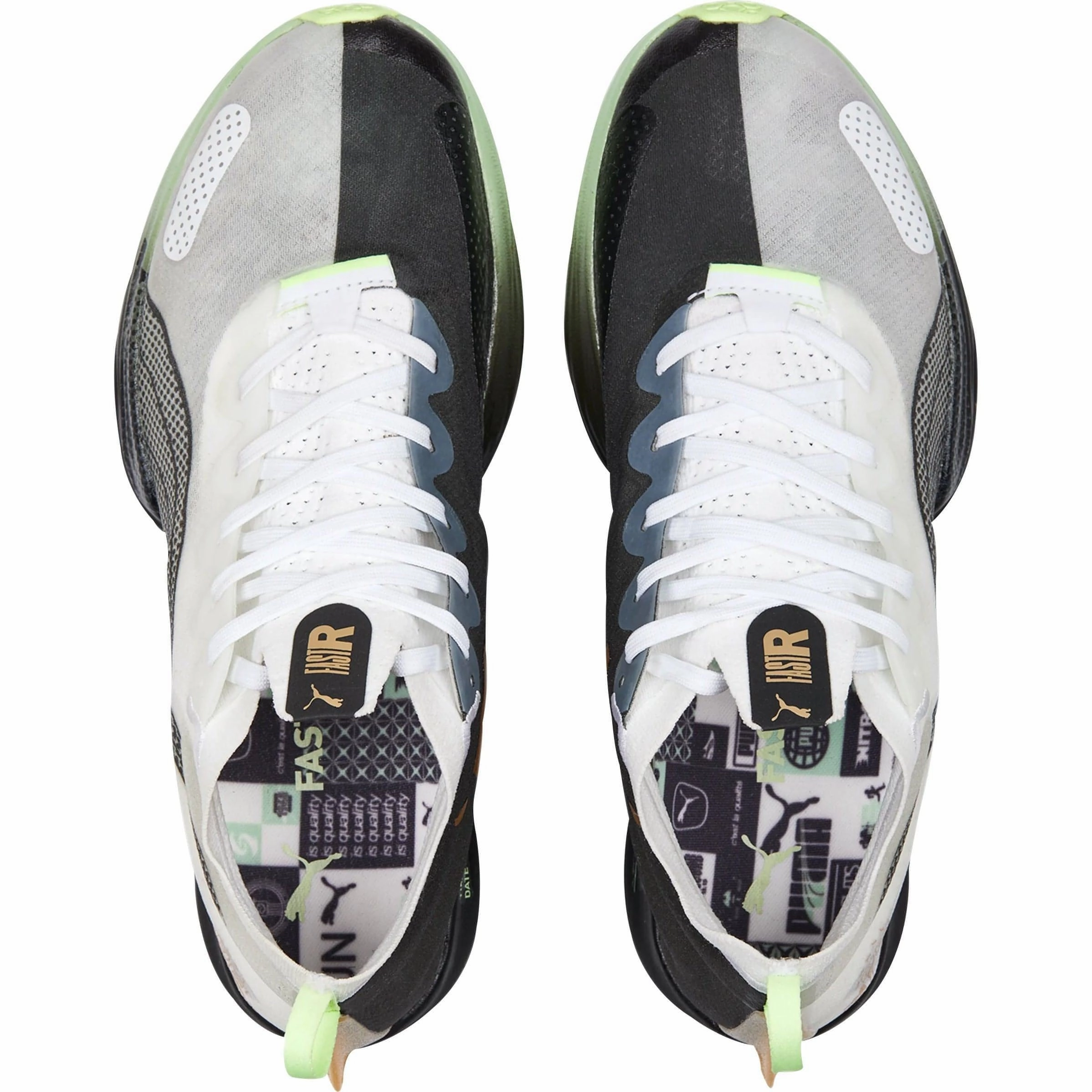Puma Fast-R Nitro Elite Mens Running Shoes - White Lightweight Racing Shoes