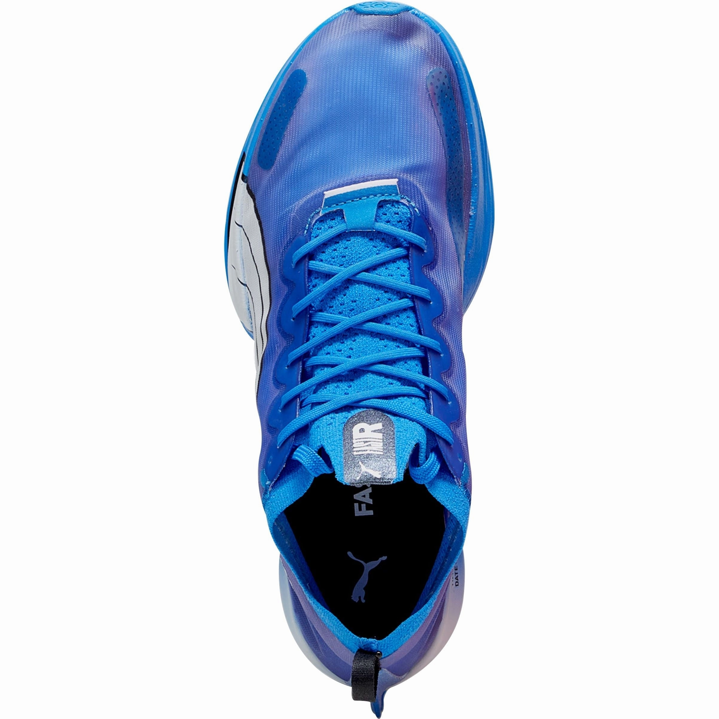 Puma Fast-R Nitro Elite Womens Running Shoes - Blue Lightweight Racing Shoes