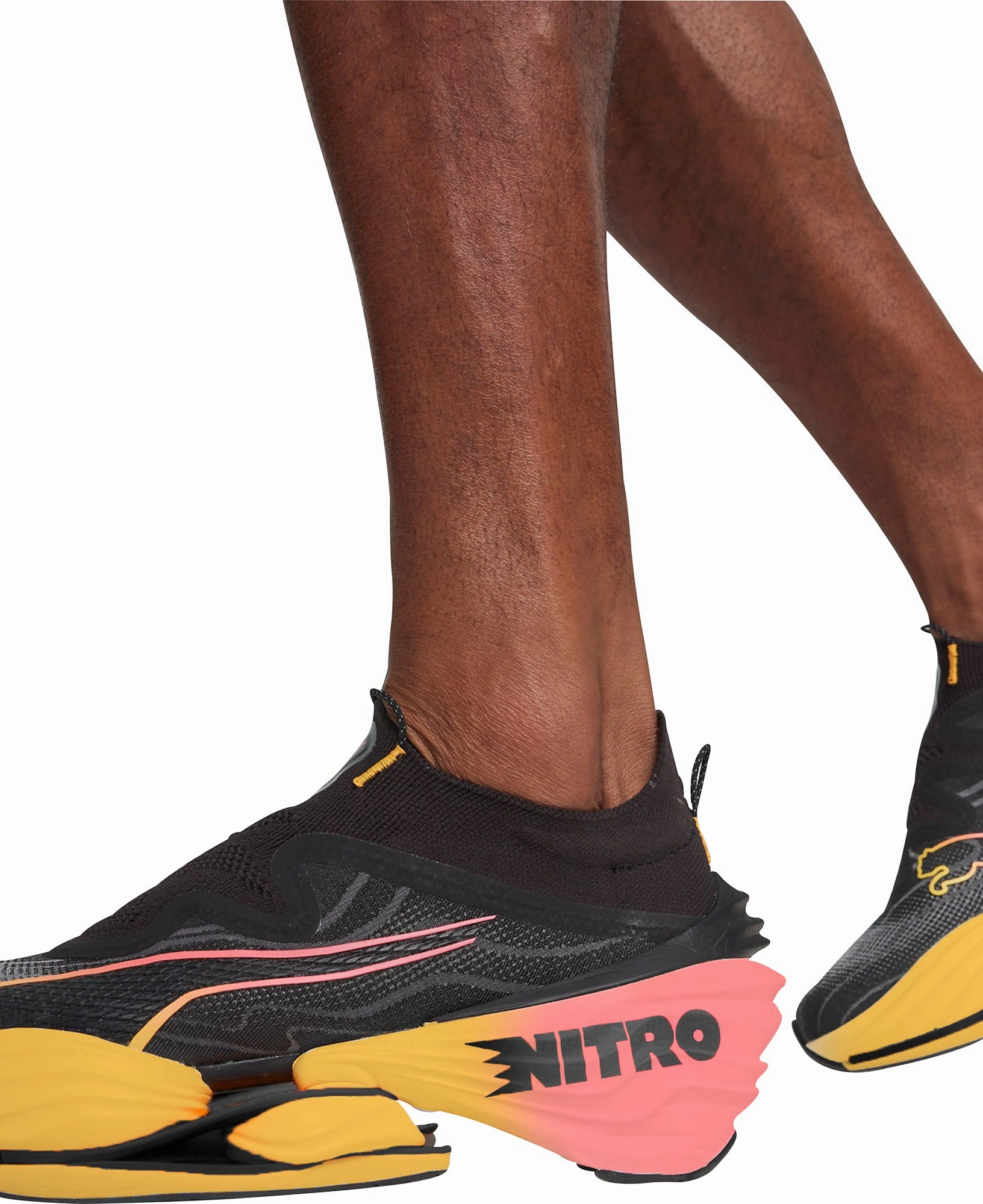 Puma Fast-RB Nitro Elite Mens Running Shoes - Black Lightweight Racing Shoes