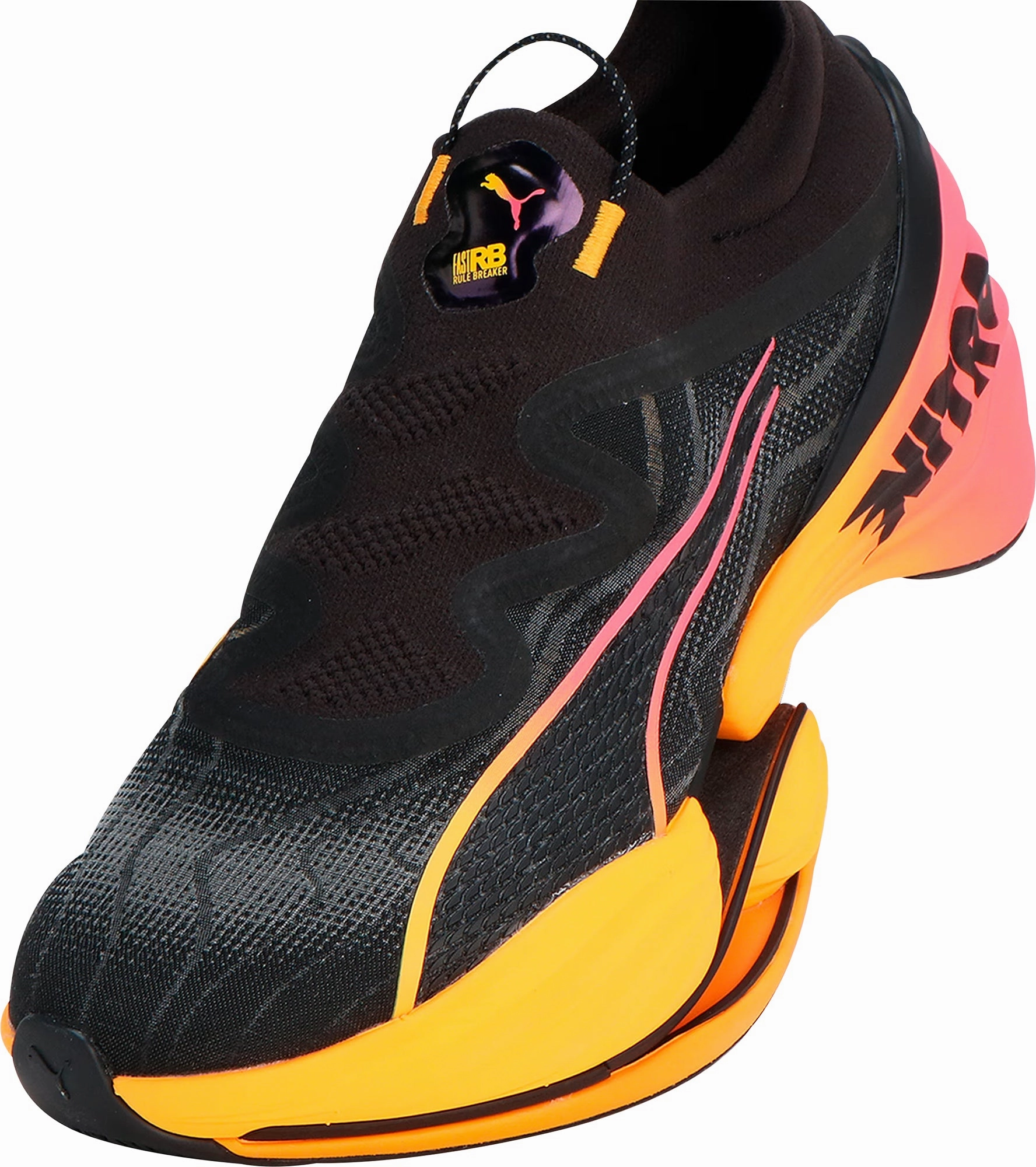 Puma Fast-RB Nitro Elite Mens Running Shoes - Black Lightweight Racing Shoes