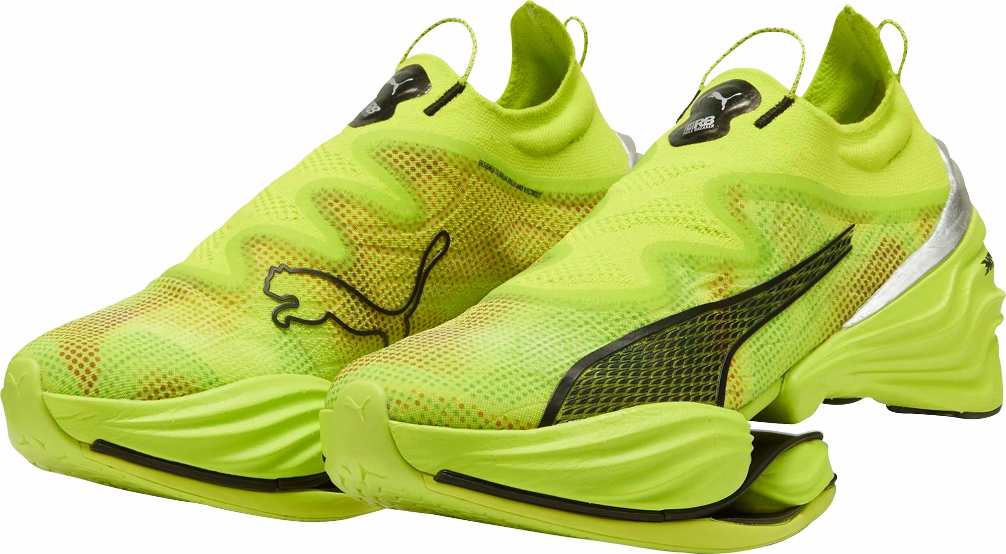 Puma Fast-RB Nitro Elite Mens Running Shoes - Green Lightweight Racing Shoes