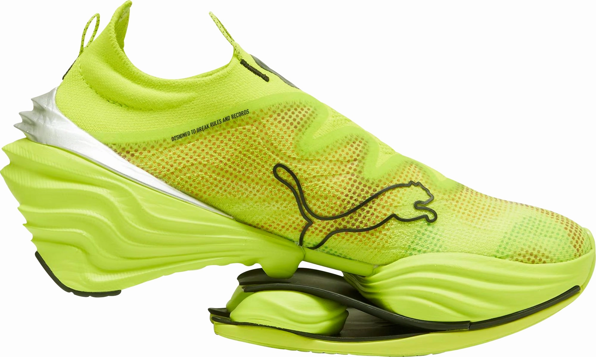 Puma Fast-RB Nitro Elite Mens Running Shoes - Green Lightweight Racing Shoes