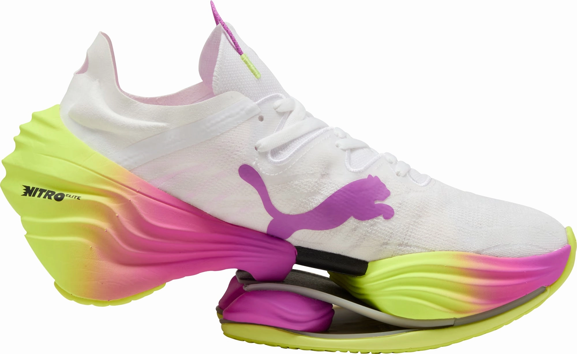 Puma Fast-RB Nitro Elite Mens Running Shoes - White Lightweight Racing Shoes