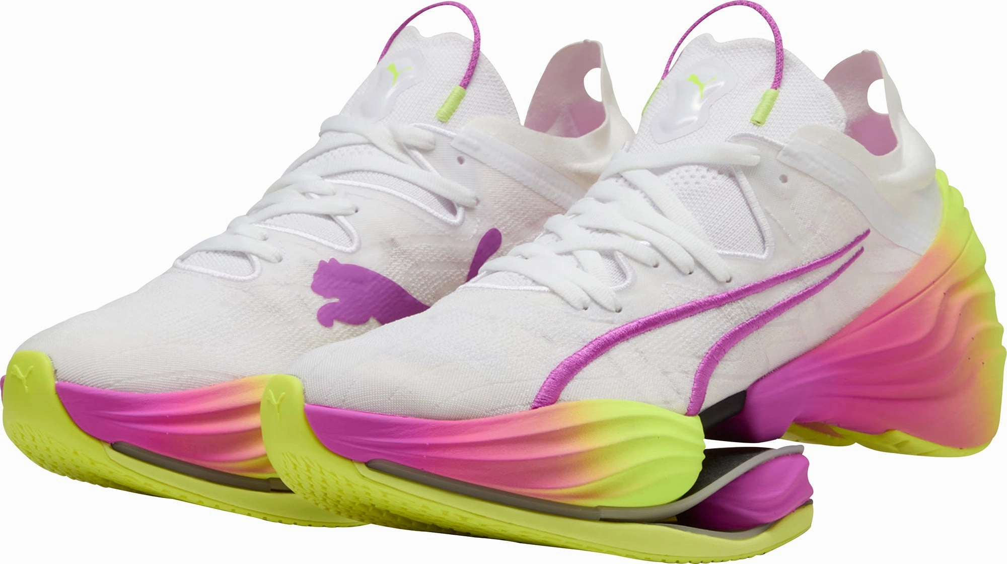 Puma Fast-RB Nitro Elite Womens Running Shoes - White Lightweight Racing Shoes