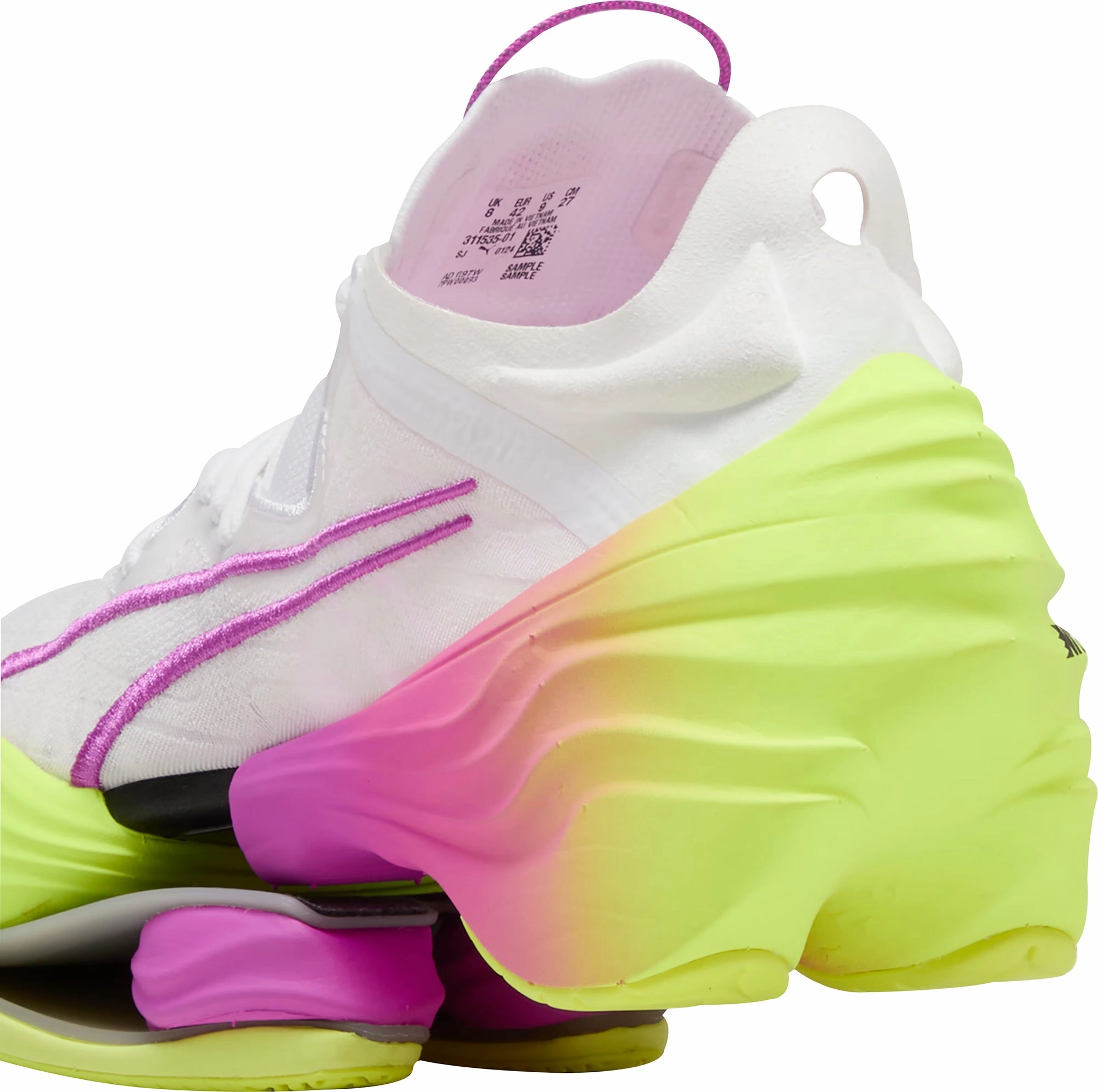 Puma Fast-RB Nitro Elite Womens Running Shoes - White Lightweight Racing Shoes