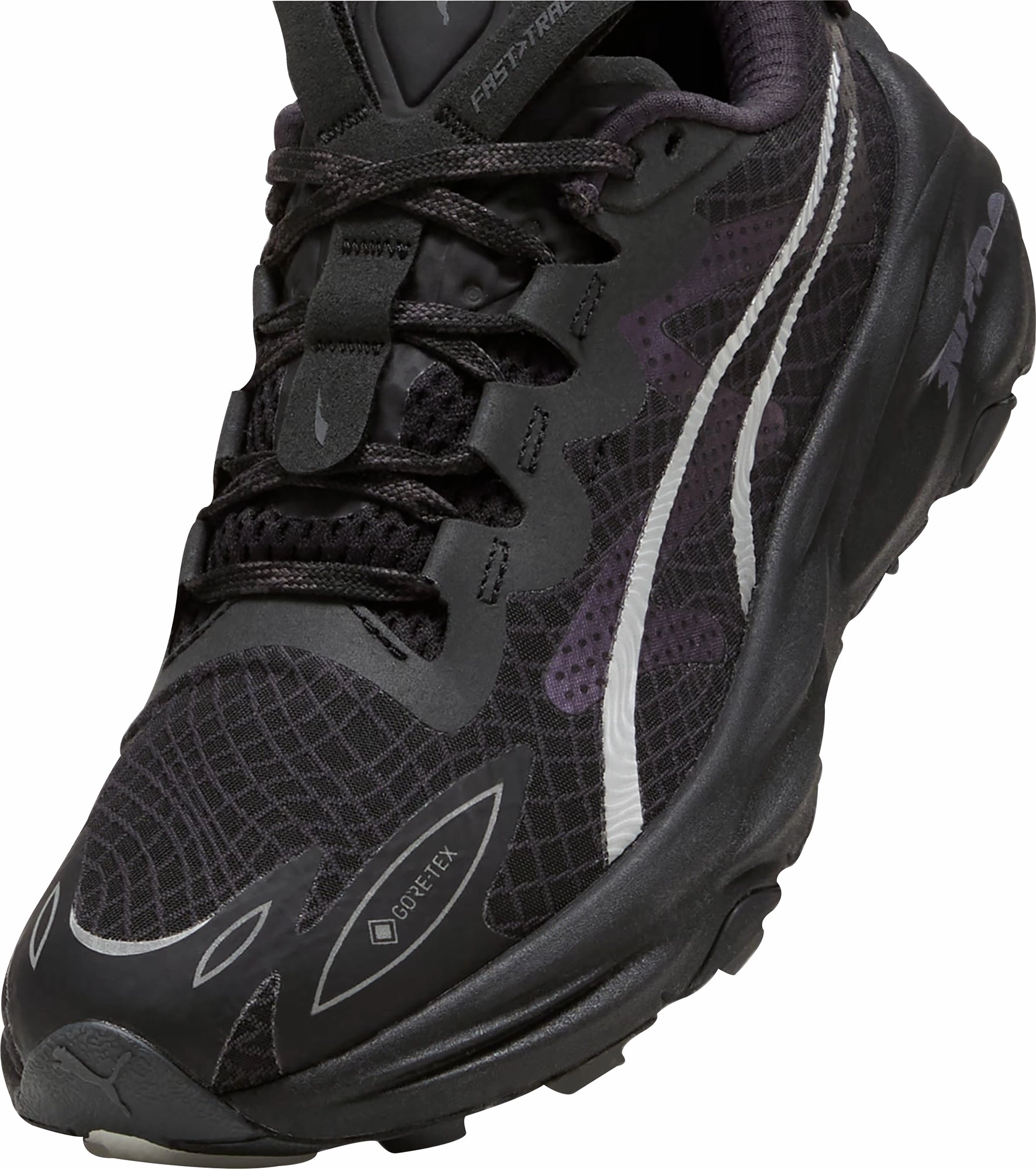 Puma Fast-Trac Nitro 3 GORE-TEX Womens Trail Running Shoes - Black Bold Sneakers