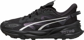 Puma Fast-Trac Nitro 3 GORE-TEX Womens Trail Running Shoes - Black Puma athletic shoes for urban lifestyle
