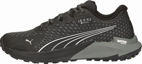 Puma Fast-Trac Nitro GORE-TEX Womens Trail Running Shoes - Black Puma athletic shoes for urban lifestyle