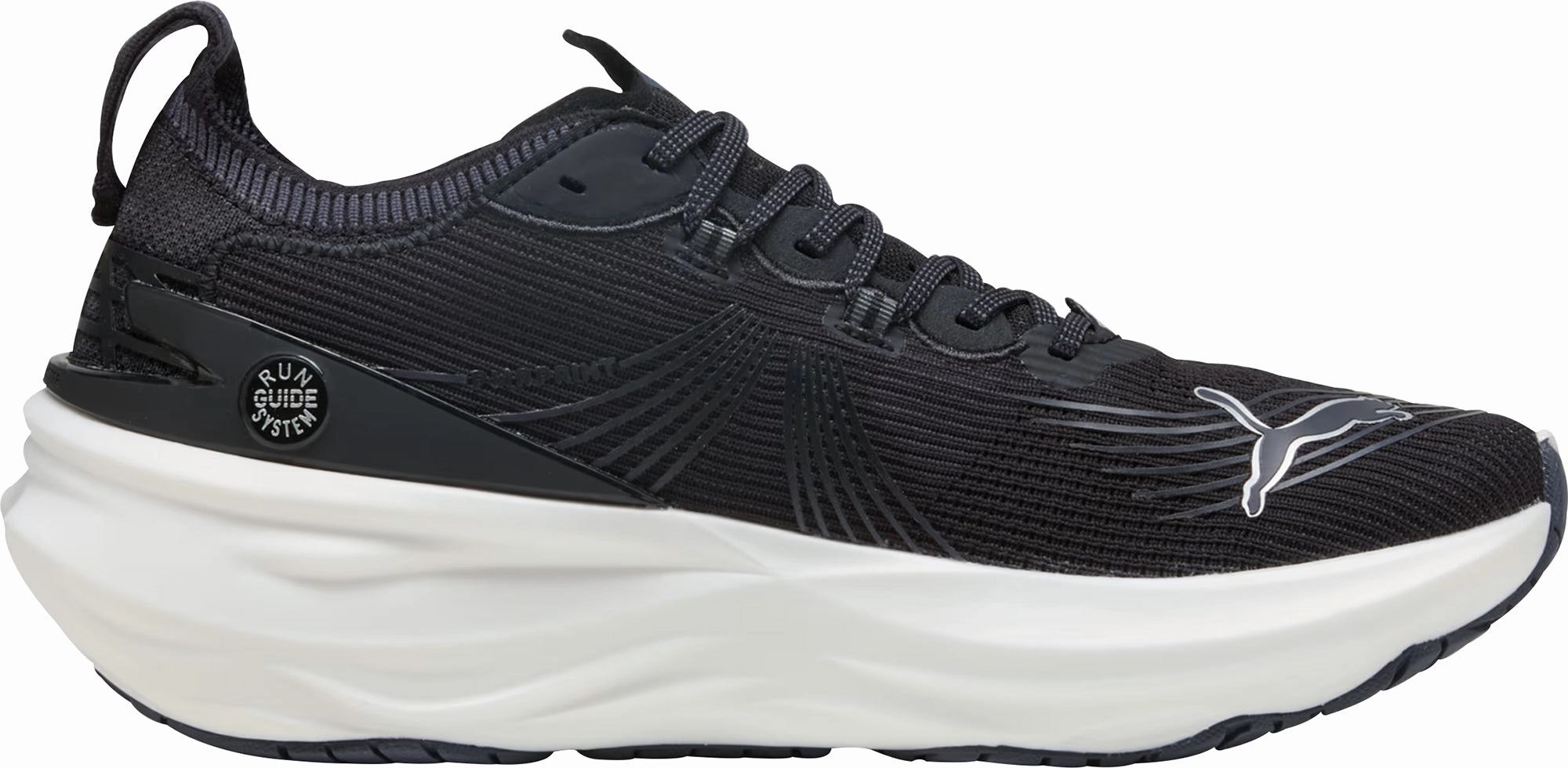 Puma ForeverRun Nitro 2 Mens Running Shoes - Black Stable Training Sneakers