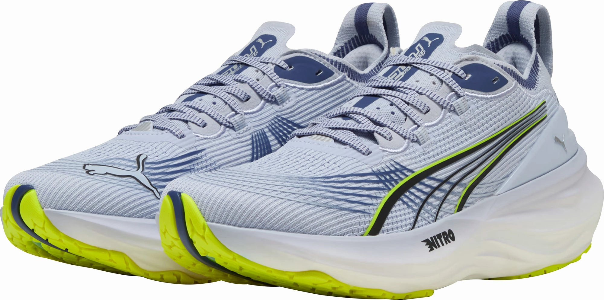 Puma ForeverRun Nitro 2 Mens Running Shoes - Blue Stable Training Sneakers