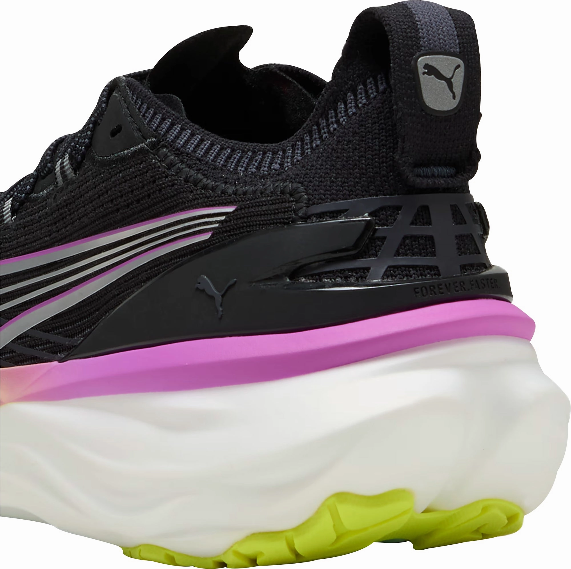 Puma ForeverRun Nitro 2 Womens Running Shoes - Black Stable Training Sneakers