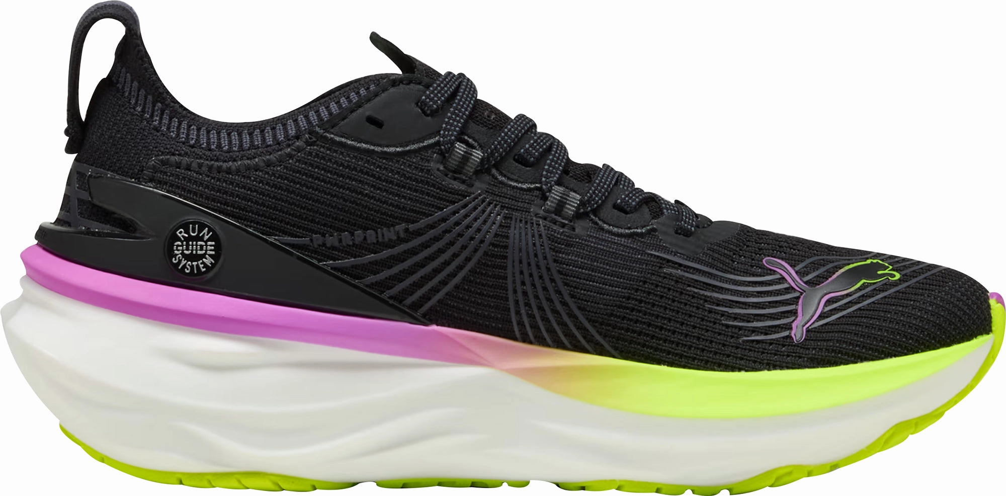 Puma ForeverRun Nitro 2 Womens Running Shoes - Black Stable Training Sneakers