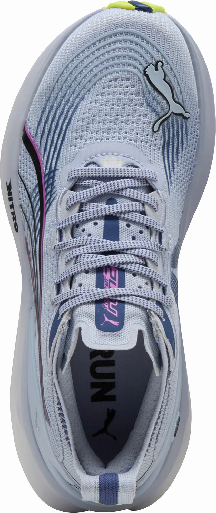 Puma ForeverRun Nitro 2 Womens Running Shoes - Blue Performance Fit Sneakers