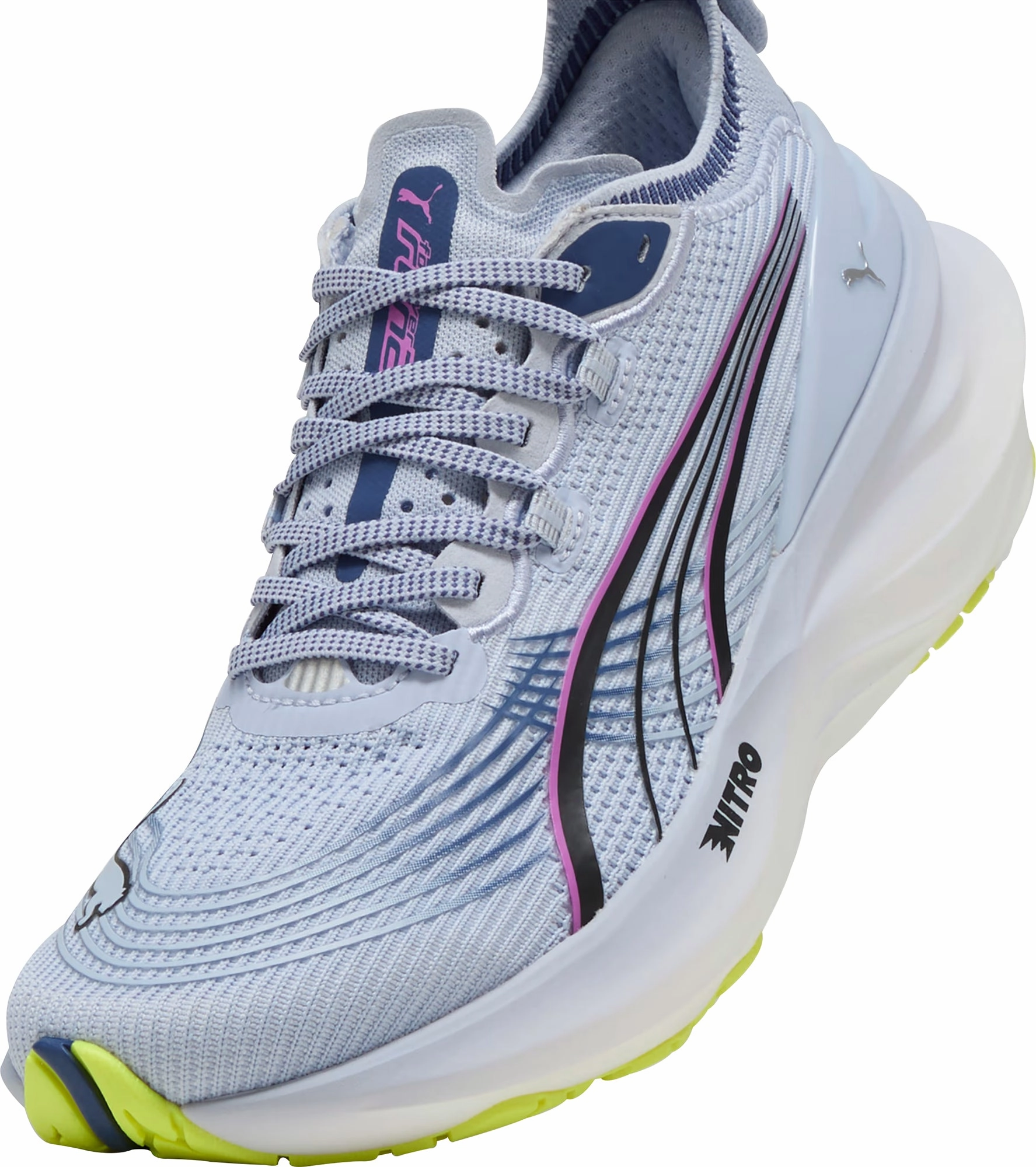 Puma ForeverRun Nitro 2 Womens Running Shoes - Blue Stable Training Sneakers