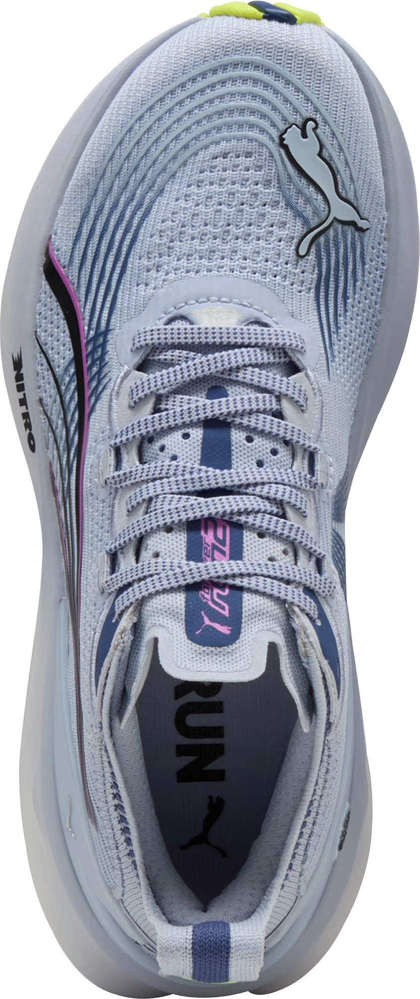 Puma ForeverRun Nitro 2 Womens Running Shoes - Blue Stable Training Sneakers