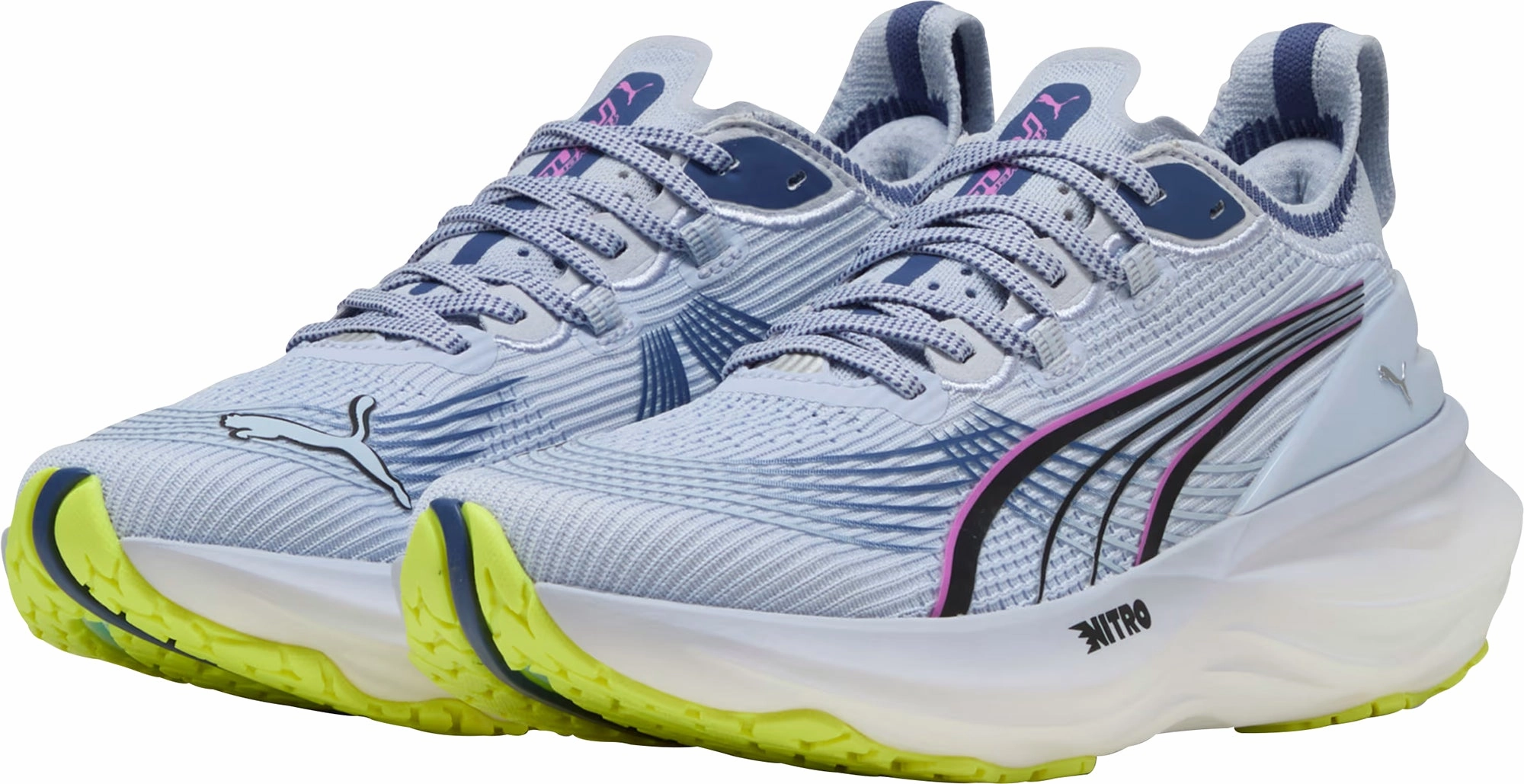 Puma ForeverRun Nitro 2 Womens Running Shoes - Blue Stable Training Sneakers