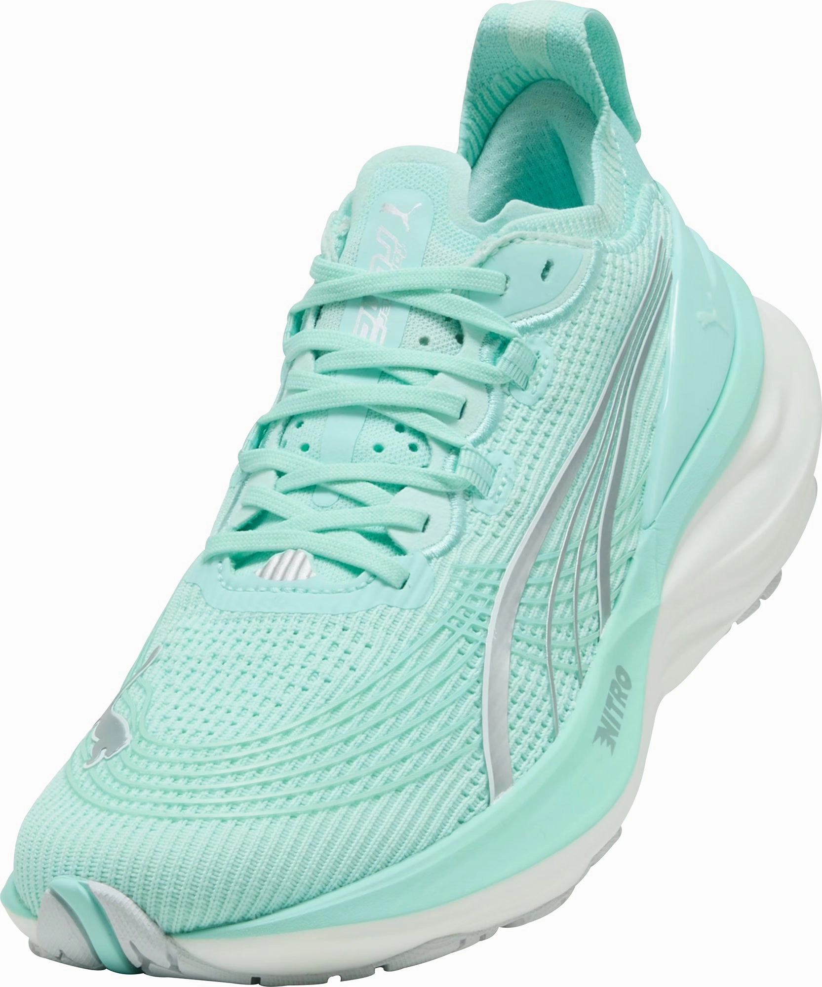 Puma ForeverRun Nitro 2 Womens Running Shoes - Green Cozy Footwear
