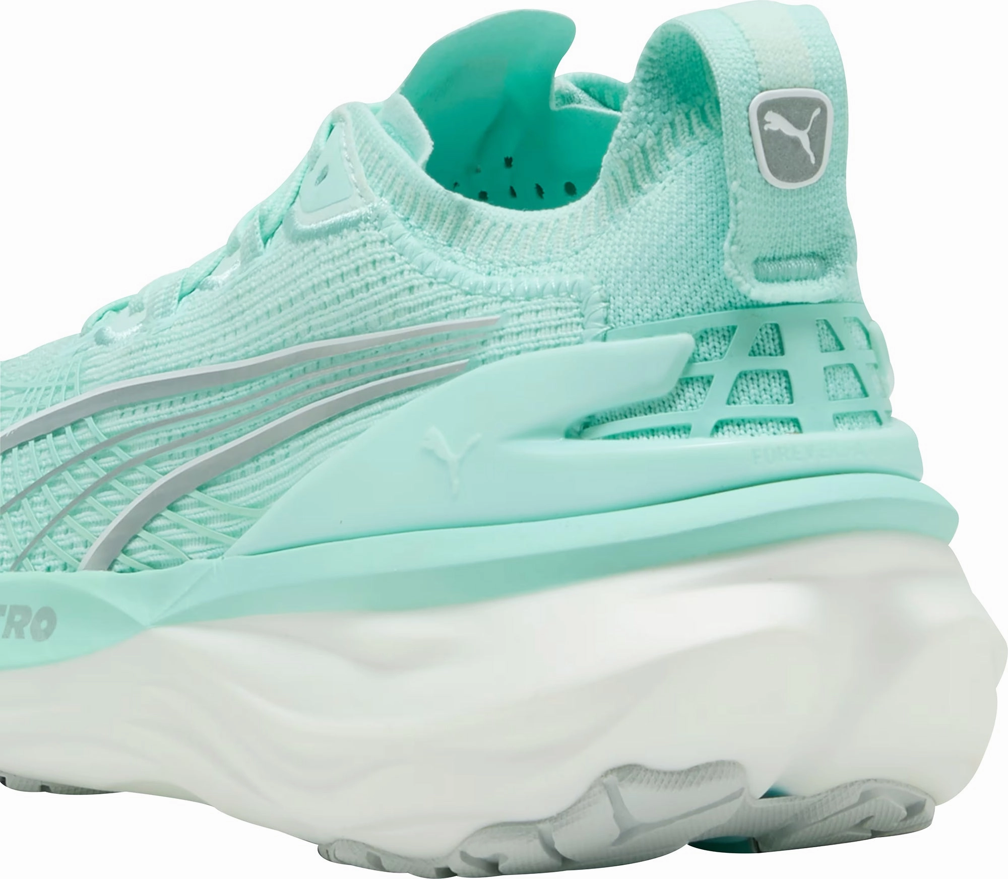 Puma ForeverRun Nitro 2 Womens Running Shoes - Green Stable Training Sneakers