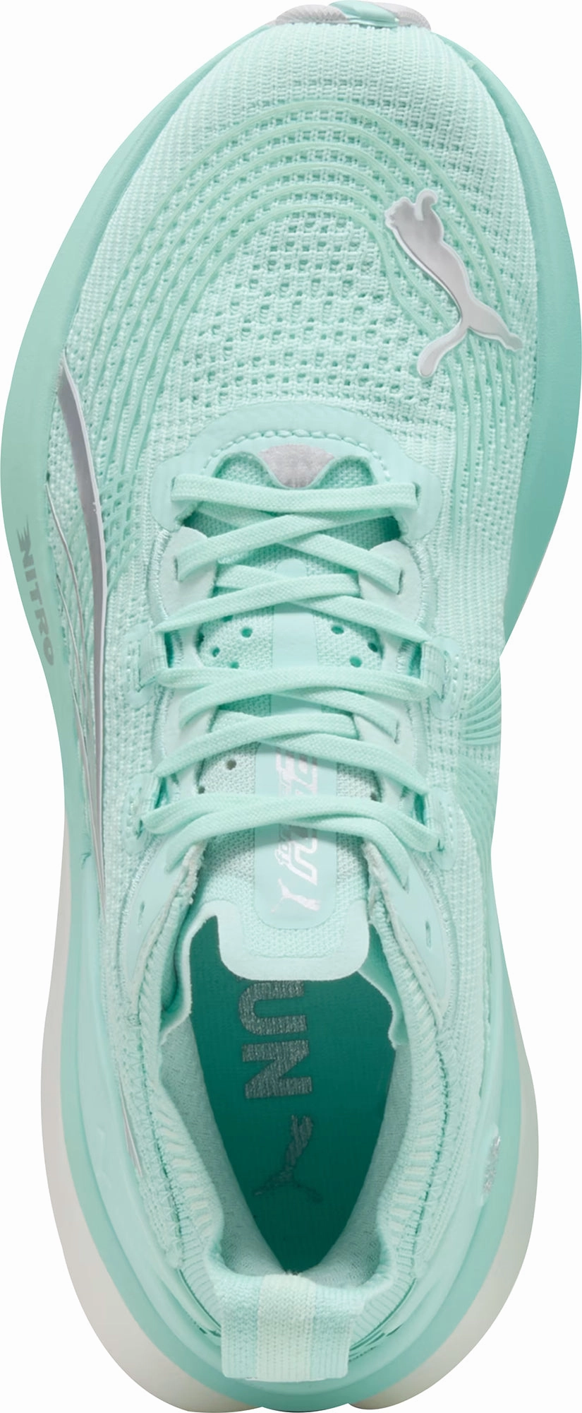 Puma ForeverRun Nitro 2 Womens Running Shoes - Green Stable Training Sneakers