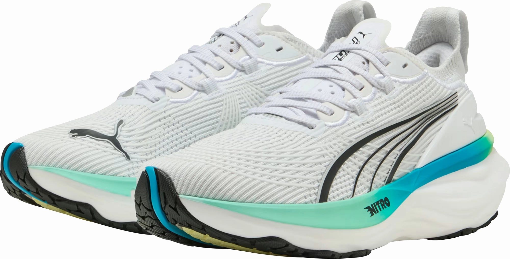 Puma ForeverRun Nitro 2 Womens Running Shoes - White Stable Training Sneakers