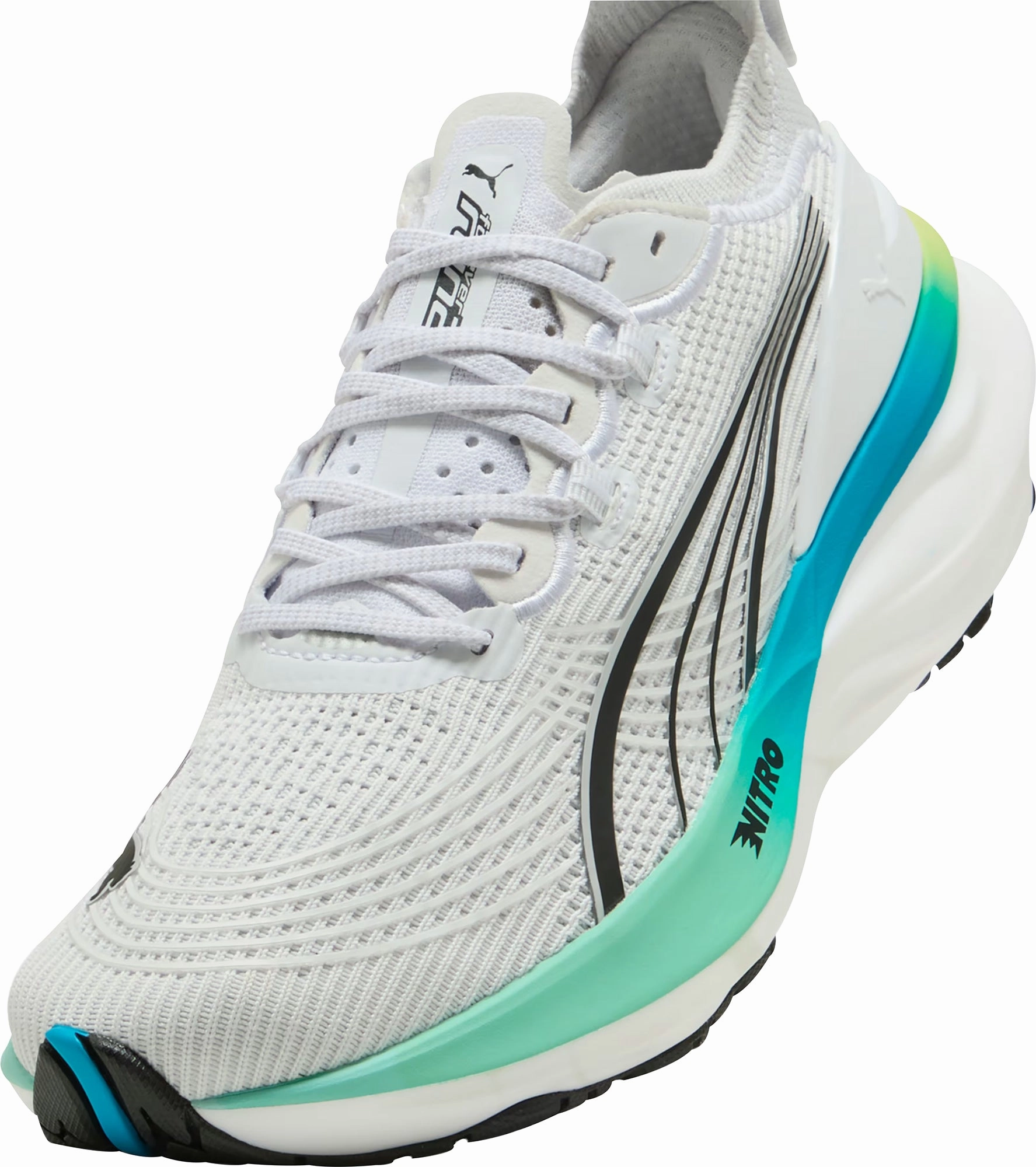 Puma ForeverRun Nitro 2 Womens Running Shoes - White Stable Training Sneakers