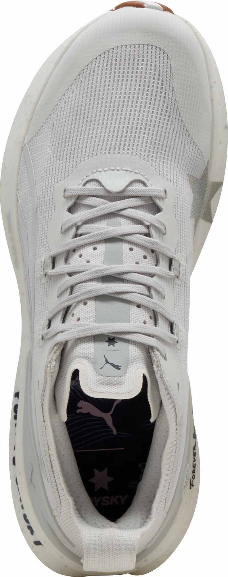 Puma ForeverRun Nitro 2 X SAYSKY Mens Running Shoes - Grey Stable Training Sneakers