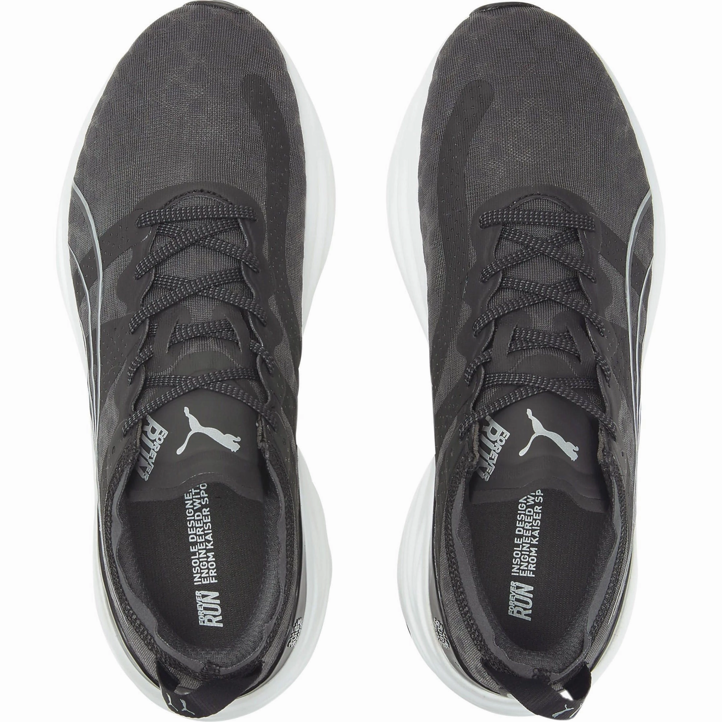 Puma ForeverRun Nitro Mens Running Shoes - Black Stable Training Sneakers