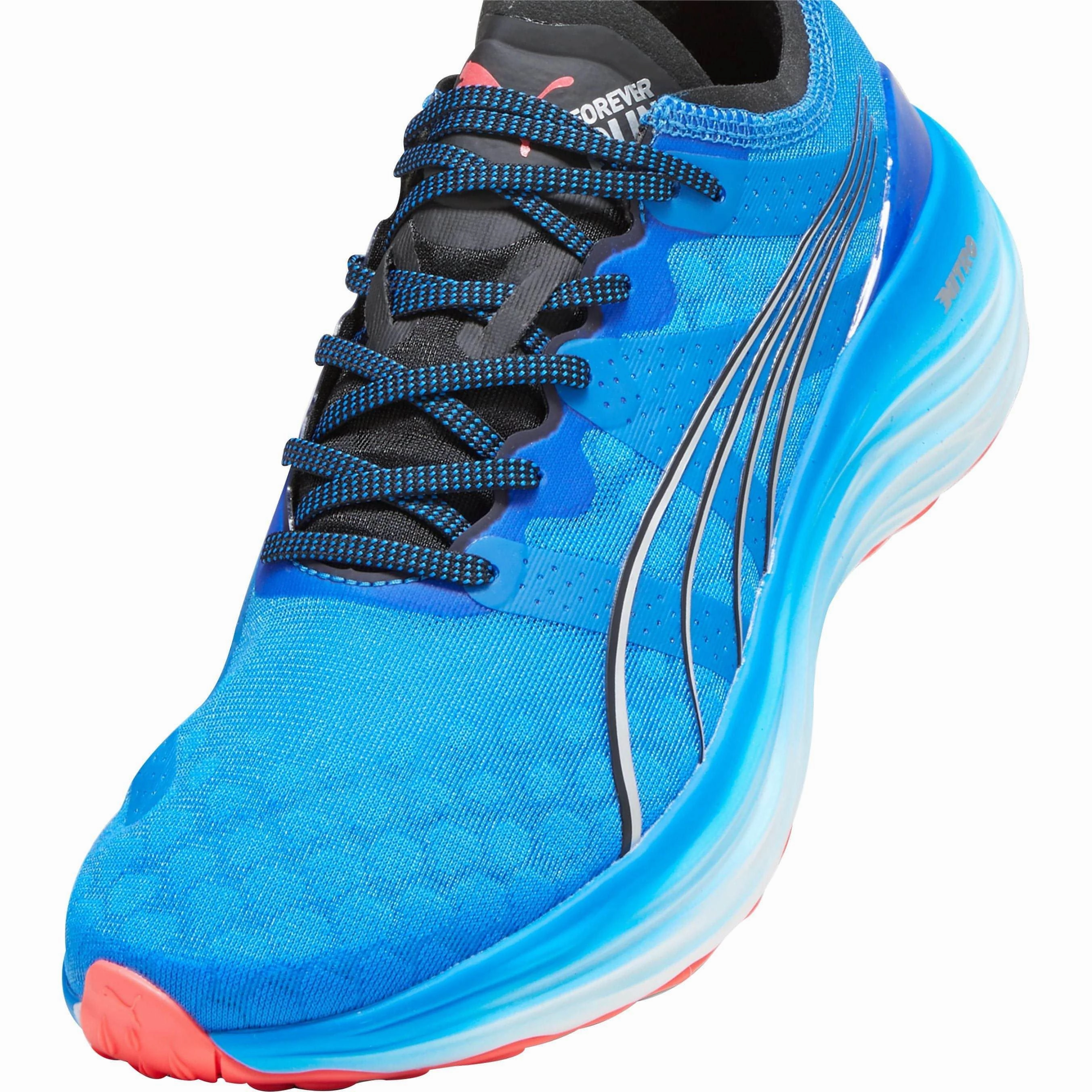 Puma ForeverRun Nitro Mens Running Shoes - Blue Stable Training Sneakers