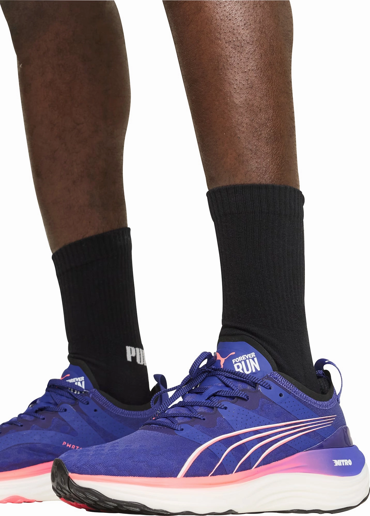 Puma ForeverRun Nitro Mens Running Shoes - Navy Stable Training Sneakers