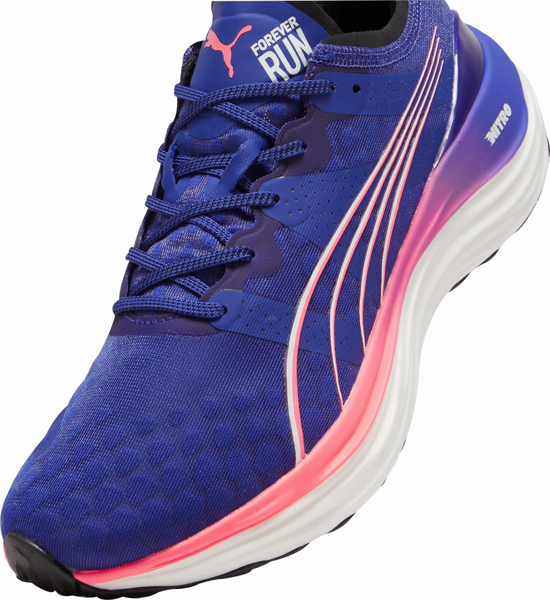 Puma ForeverRun Nitro Mens Running Shoes - Navy Stable Training Sneakers