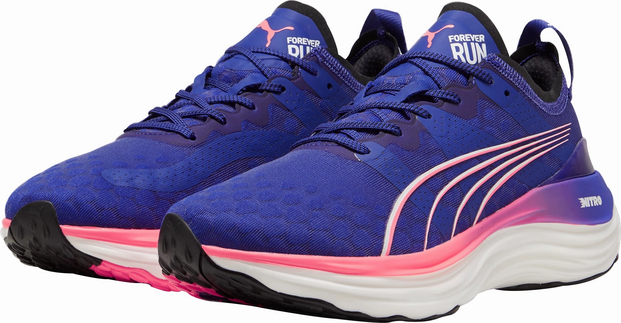 Puma ForeverRun Nitro Mens Running Shoes - Navy Stable Training Sneakers