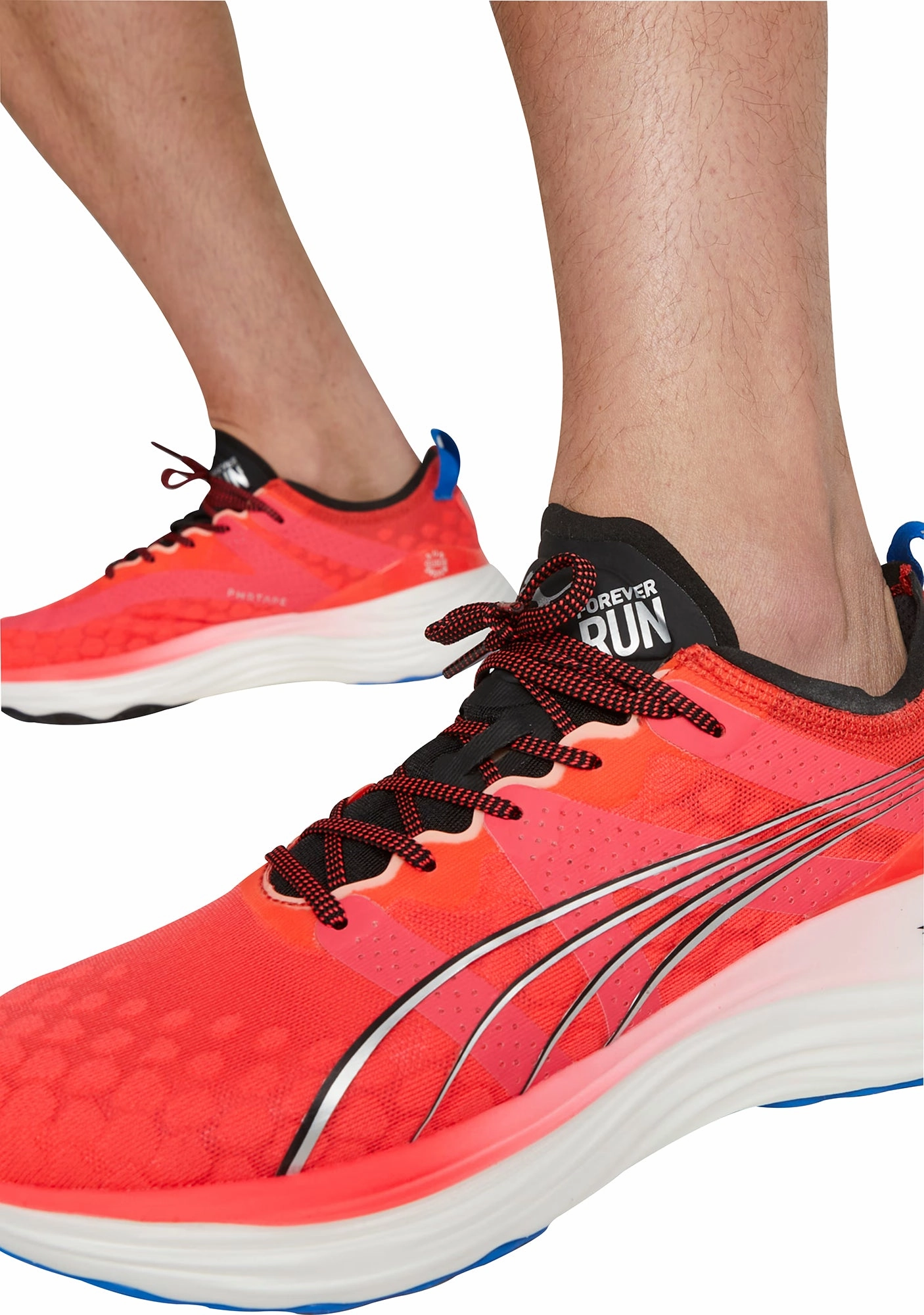 Puma ForeverRun Nitro Mens Running Shoes - Red Stable Training Sneakers