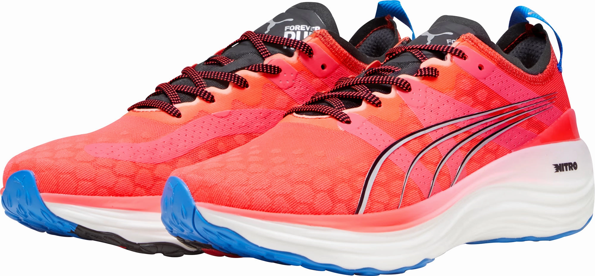 Puma ForeverRun Nitro Mens Running Shoes - Red Stable Training Sneakers