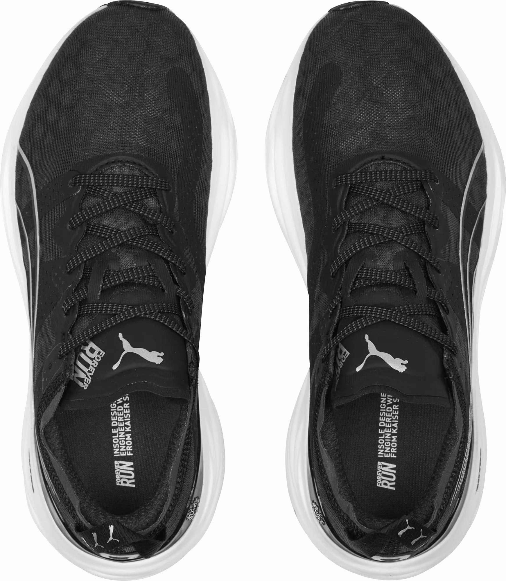 Puma ForeverRun Nitro Womens Running Shoes - Black Stable Training Sneakers
