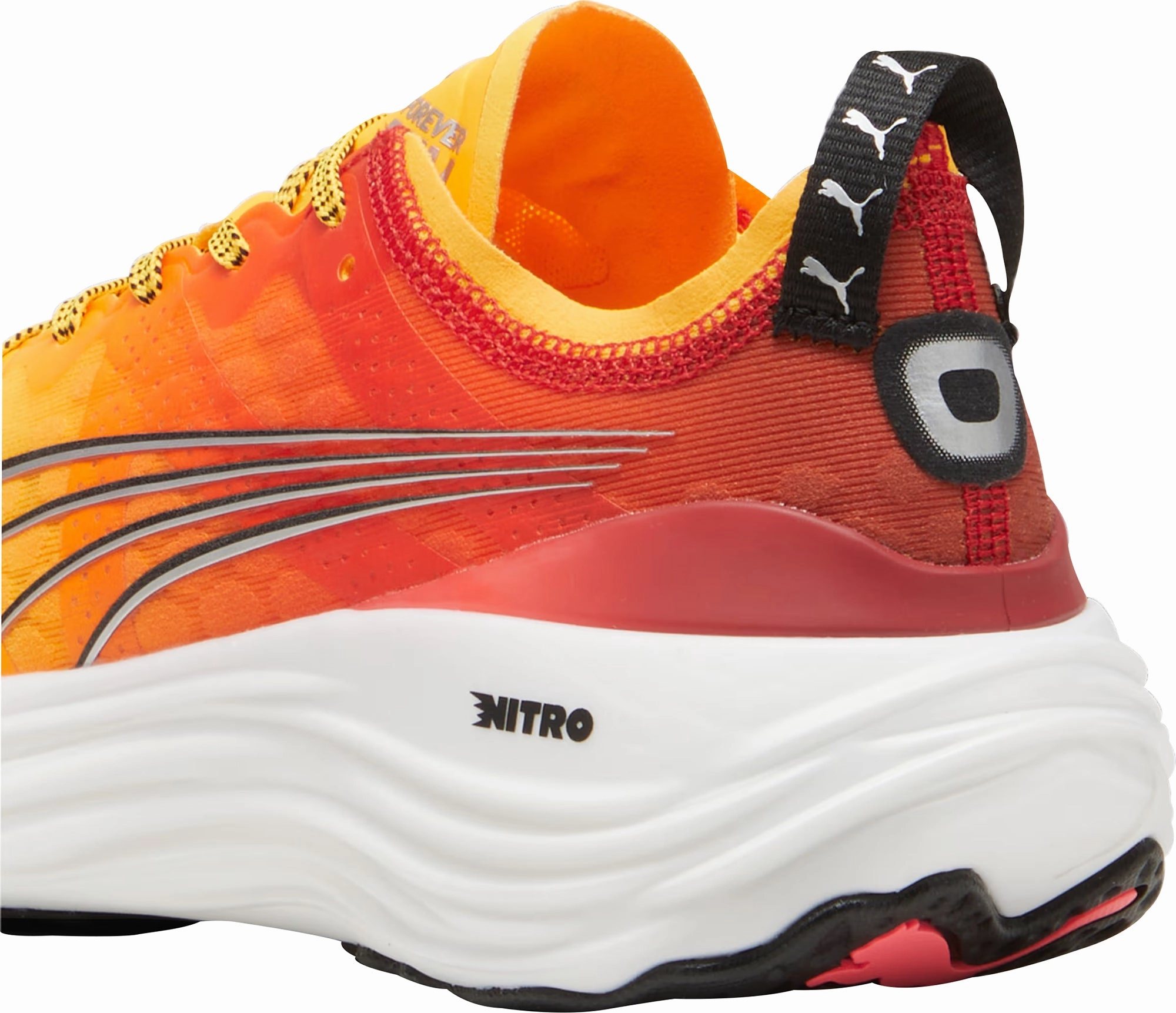 Puma ForeverRun Nitro Womens Running Shoes - Orange Stable Training Sneakers